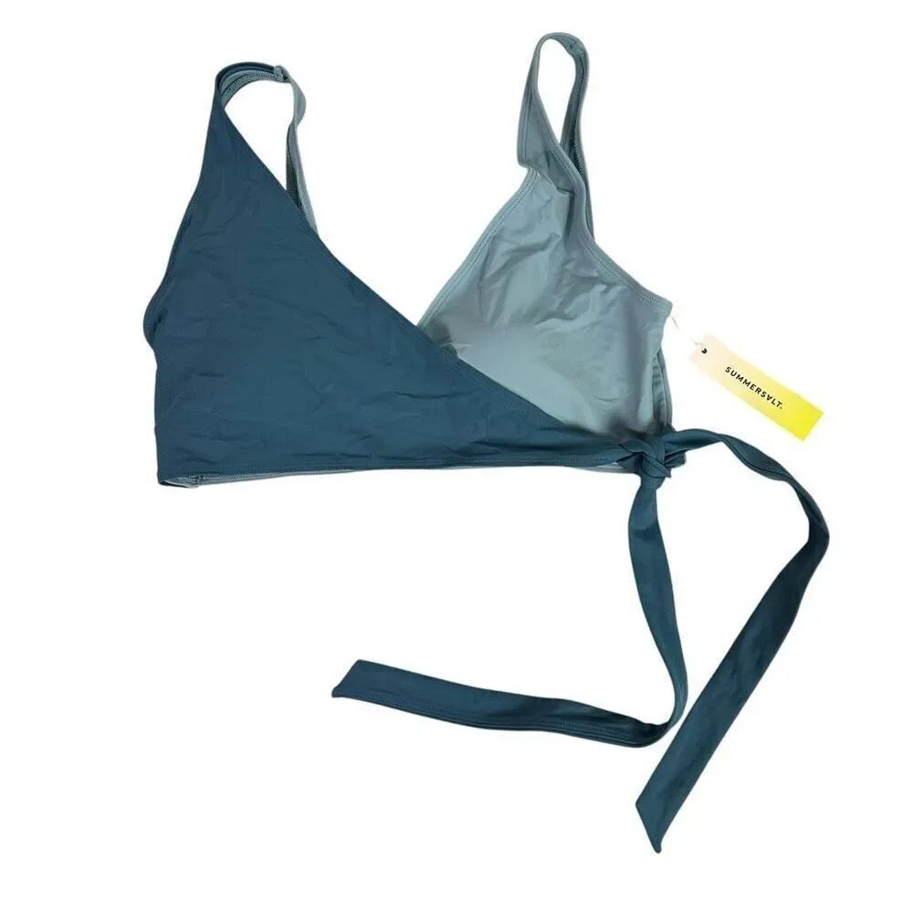 Summersalt Perfect Wrap Bikini Top size 10